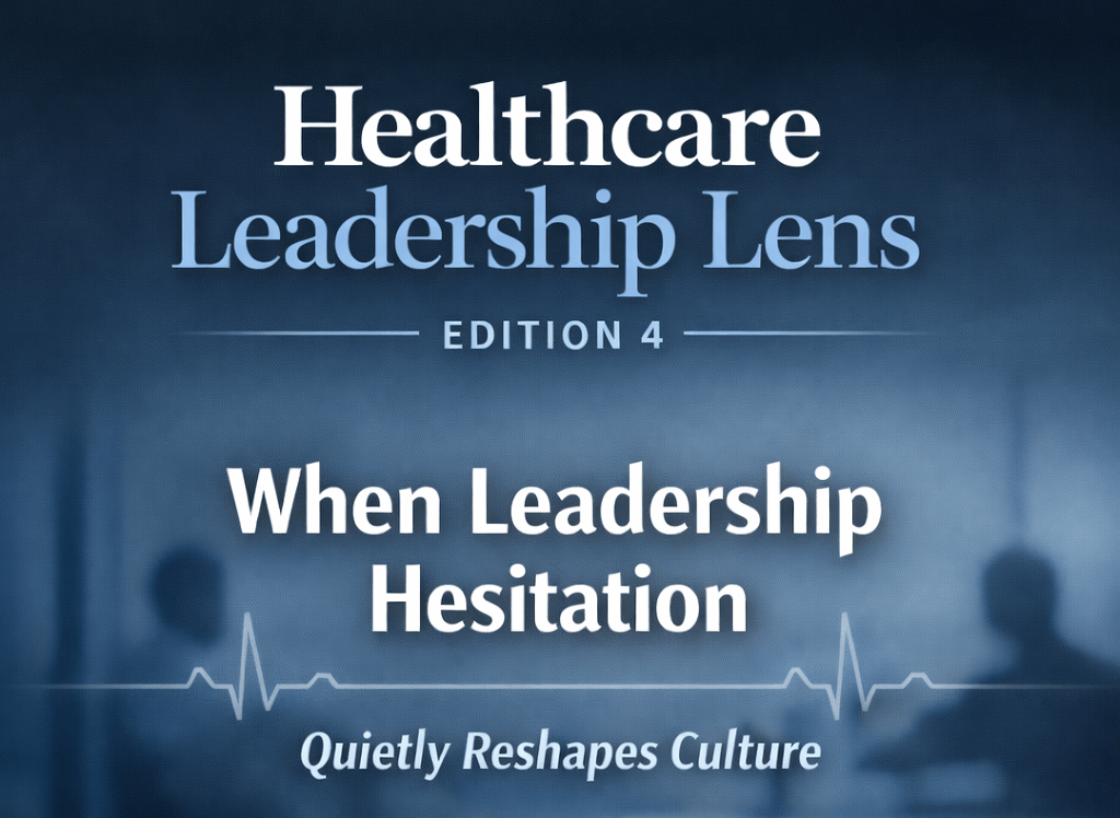 Healthcare Leadership Lens Edition 4 Cover Image